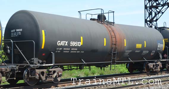 Car/wagon GATX59513 right side / coté droit
